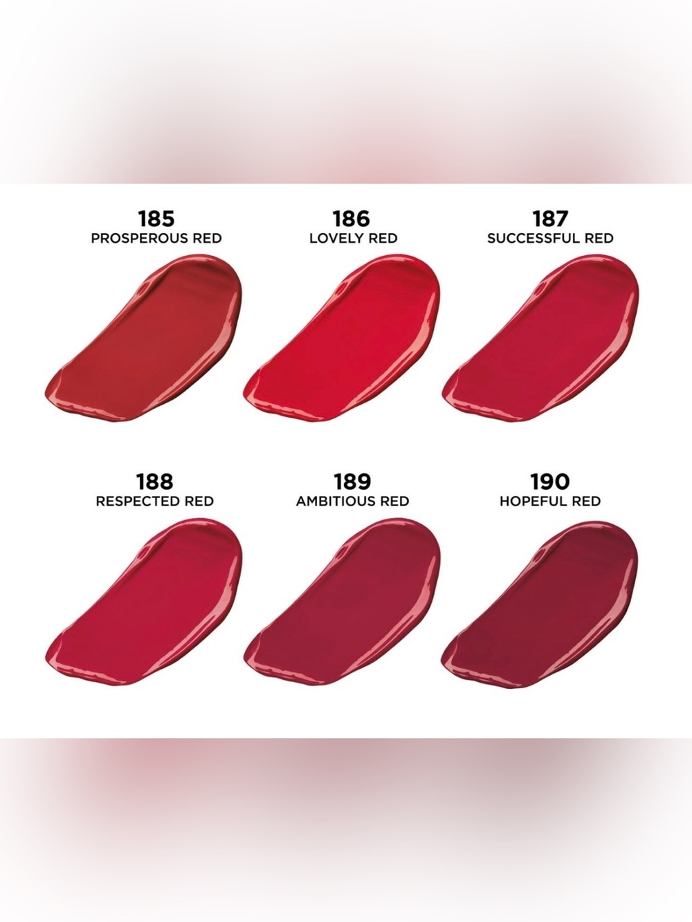 4x L’Oreal Colour Riche Lipstick Lot Lovely Successful Respected Ambitious Red - Picture 6 of 6